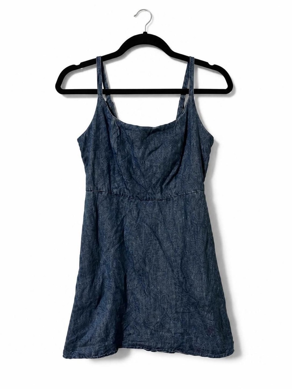 Old Navy Dark Blue Chambray Mini Dress